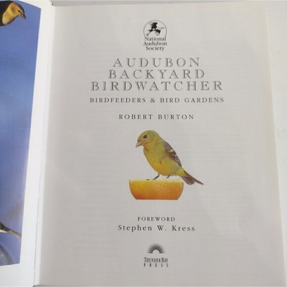 Audubon Backyard Birdwatchers Hardcover Book Birdfeeders & Bird Gardens Stephen - Picture 7 of 7